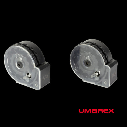 Umarex, Magazine, .177 Pellet, 12 Rounds, Fits Umarex KOMPLETE .177, Black, 2 Pack.
