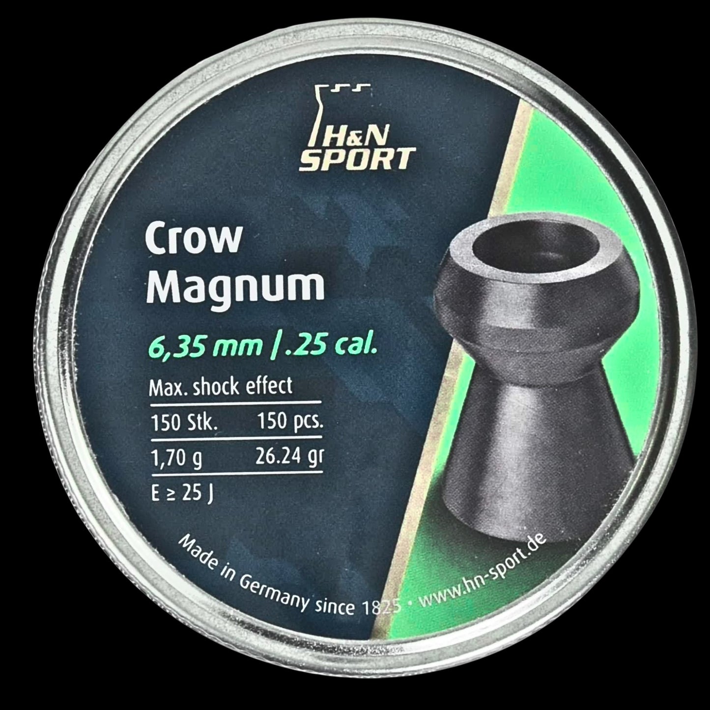 H&N Crow Magnum .25 cal.- per 150