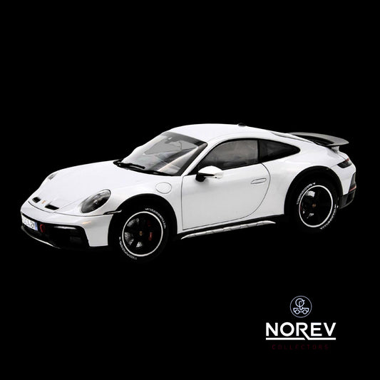 2023 Porsche 911 Dakar Ice Gray Metallic 1/18 Diecast Model Car by Norev