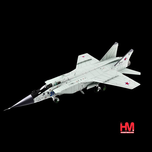 Mikoyan MIG-31K Foxhound D Interceptor Aircraft with KH-47M2 Missile (2022) "Air Power Series"  by Hobby Master