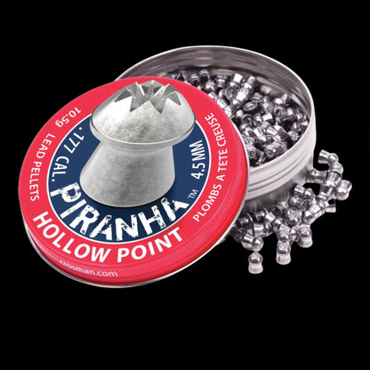 Crosman Piranha Hollow Point Pellets .177 cal 10.5gr 400/ct