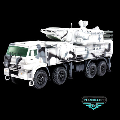Pantsir S1 96K6 Self-Propelled Air Defense Weapon System Winter Camouflage "Russia's Arctic Forces" "Armor Premium" Series 1/72 Diecast Model by Panzerkampf