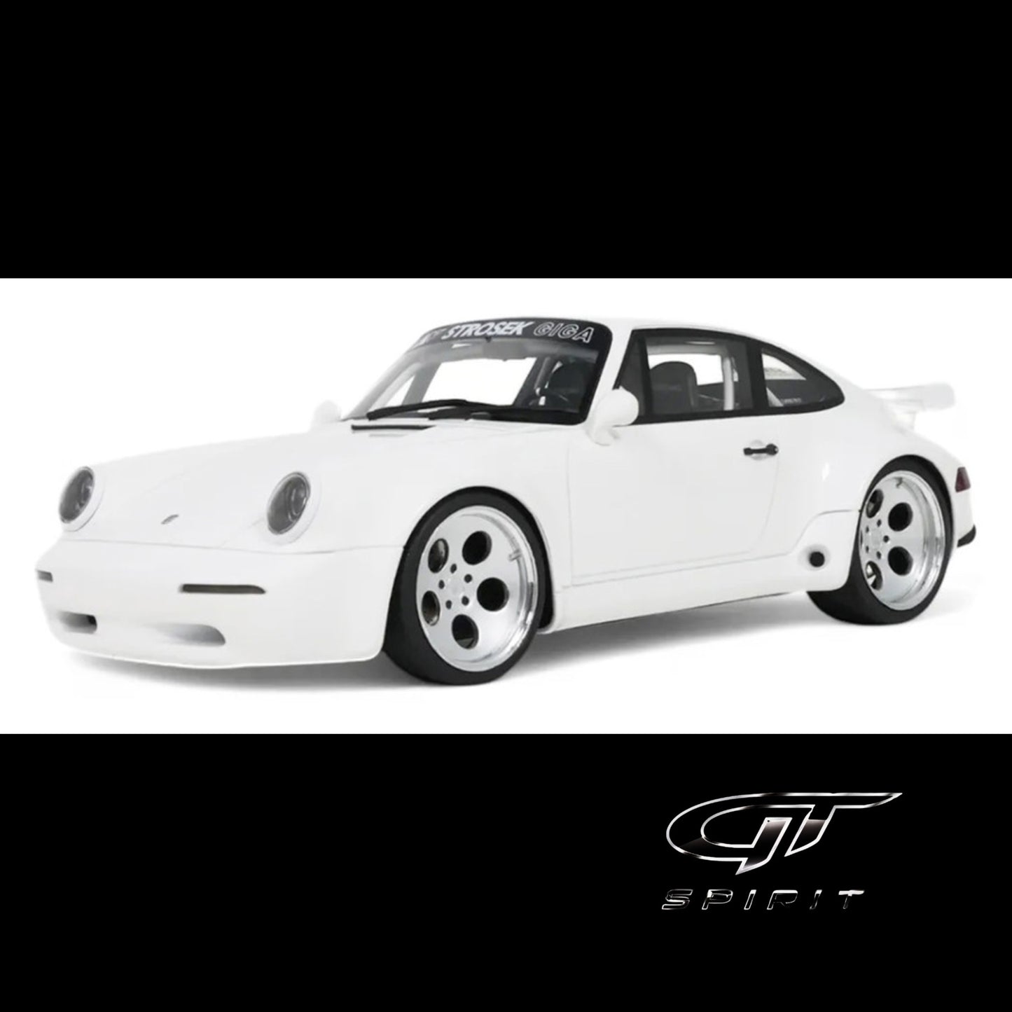 2024 Strosek GIGA (Porsche 911) White 1/18 Resin Model Car – GT Spirit (Brand New)