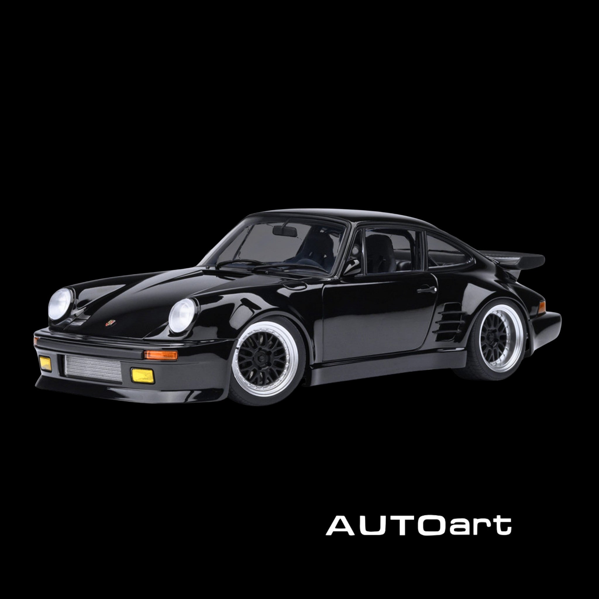 AutoArt 1/18 Porsche 911 (930) Turbo Blackbird Wangan Midnight