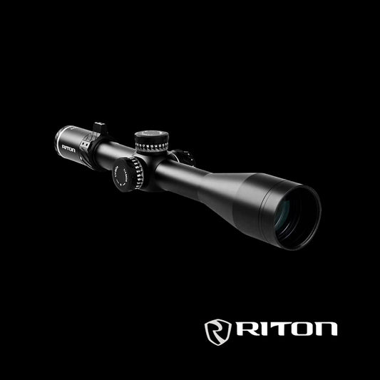 Riton 5 Conquer 5-25x56 Rifle Scope 34mm FFP MOR (MOA) Reticle Illum Black