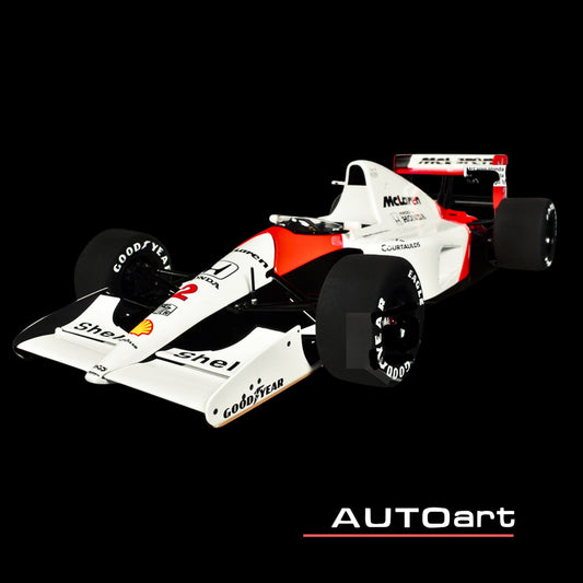 McLaren Honda MP4/6 #2 Gerhard Berger Winner Formula One F1 Japanese GP (1991) (with McLaren Logo) 1/18 Model Car by Autoart
