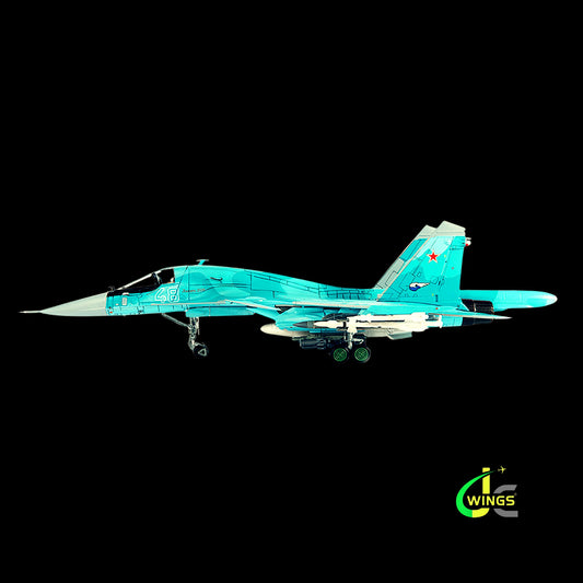 Sukhoi SU-34 Fullback Fighter Aircraft "Russian Air Force Ramenskoye" (2011) 1/72 Diecast Model by JC Wings