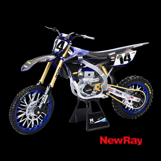 Yamaha YZ450F Motorcycle #14 Dylan Ferrandis "Yamaha Factory Racing" 1/6 Diecast Model by New Ray