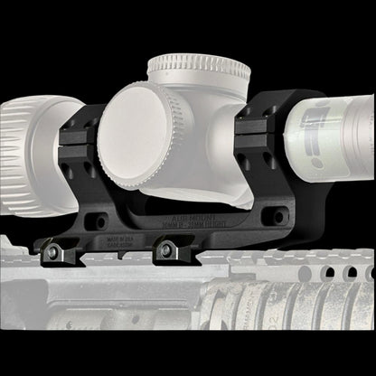 Reptilia AUS Mount 1-Piece Scope Mount 30mm 1.54" H Black Anodized.