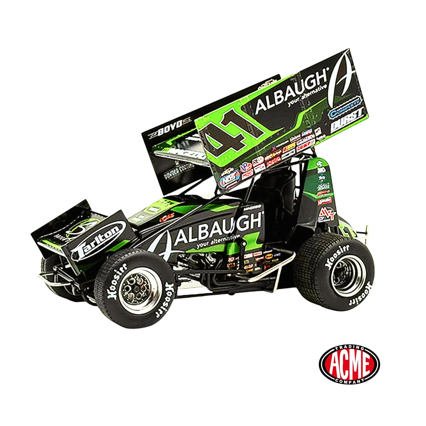 Winged Sprint Car #41 Carson Macedo "Albaugh" Jason Johnson Racing