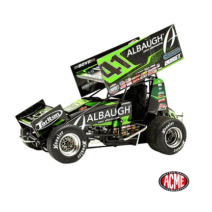 Winged Sprint Car #41 Carson Macedo "Albaugh" Jason Johnson Racing