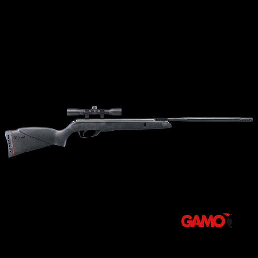 Gamo Wildcat Whisper Airgun Gas Pellet Piston Rifle .177 cal 1300 fps with 4x32 Scope
