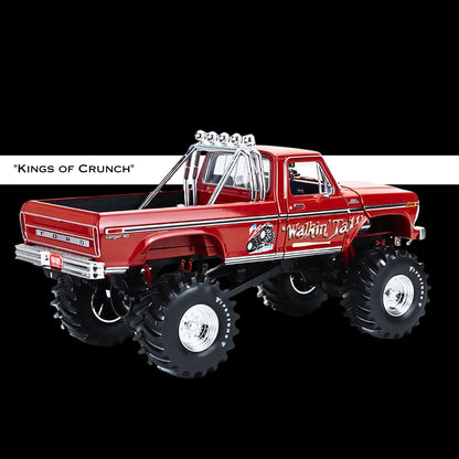 1979 Ford F-250 Monster Truck with 48-Inch Tires "Walkin' Tall" Red "Kings of Crunch" Series 1/18 Diecast Model Car by Greenlight