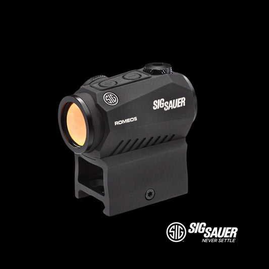Sig Sauer ROMEO5 Compact Red Dot Sight 1x20mm 2 MOA .5 MOA Adj M1913 Black