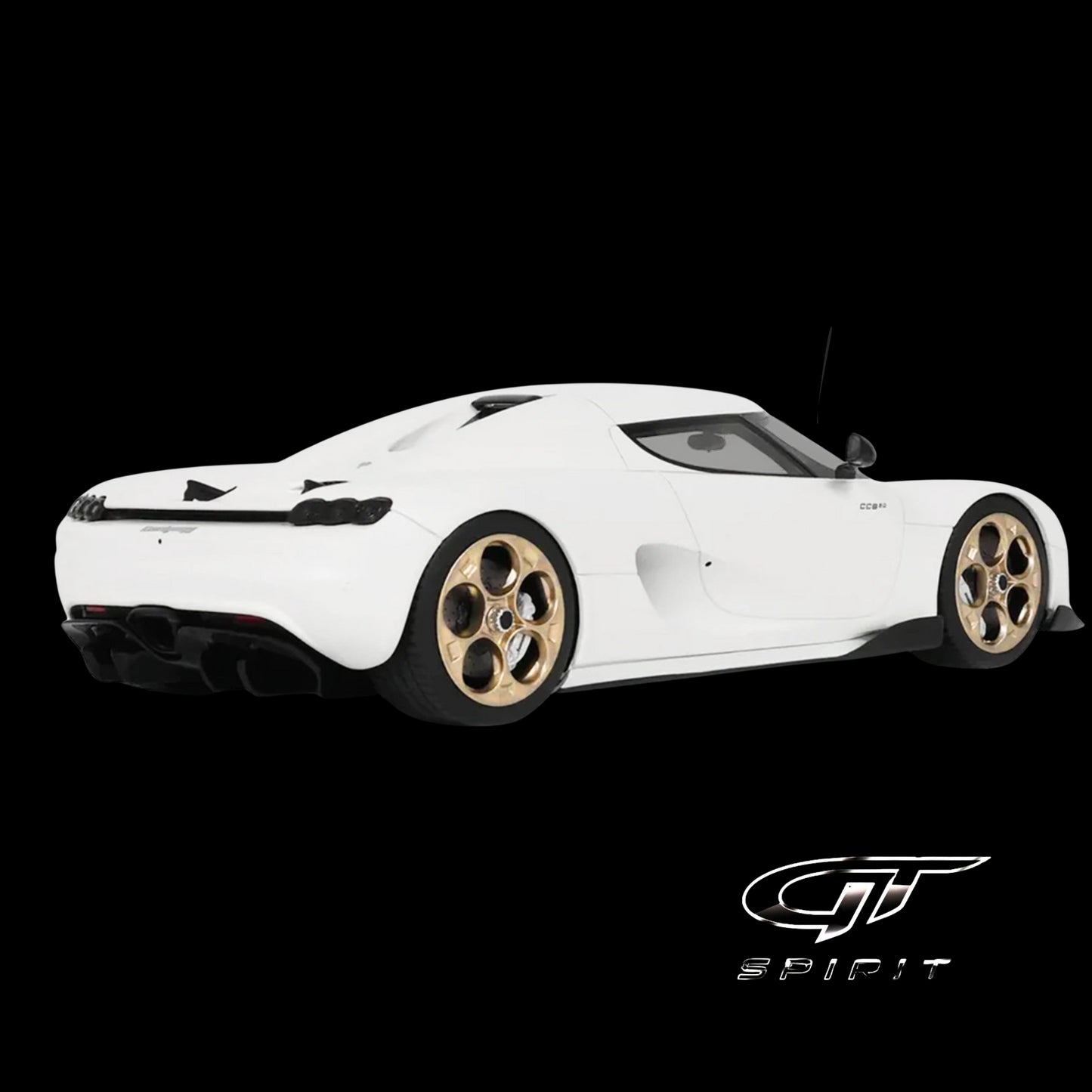 2024 Koenigsegg CC850 Crystal White 1/18 Model Car by GT Spirit