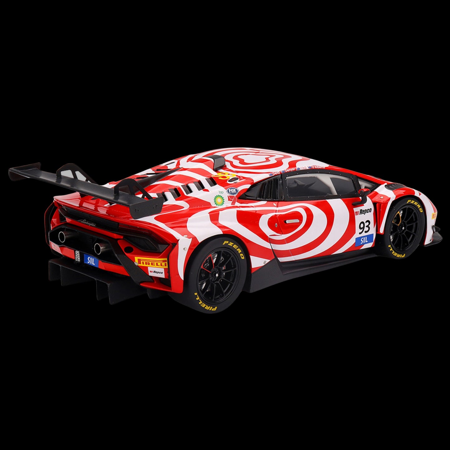 Lamborghini Huracan GT3 EVO2 #93 Tony D'Alberto - Adrian Deitz - Grant Denyer - David Wall "Wall Racing" "Bathurst 12 Hour" (2024) 1/18 Model Car by Top Speed