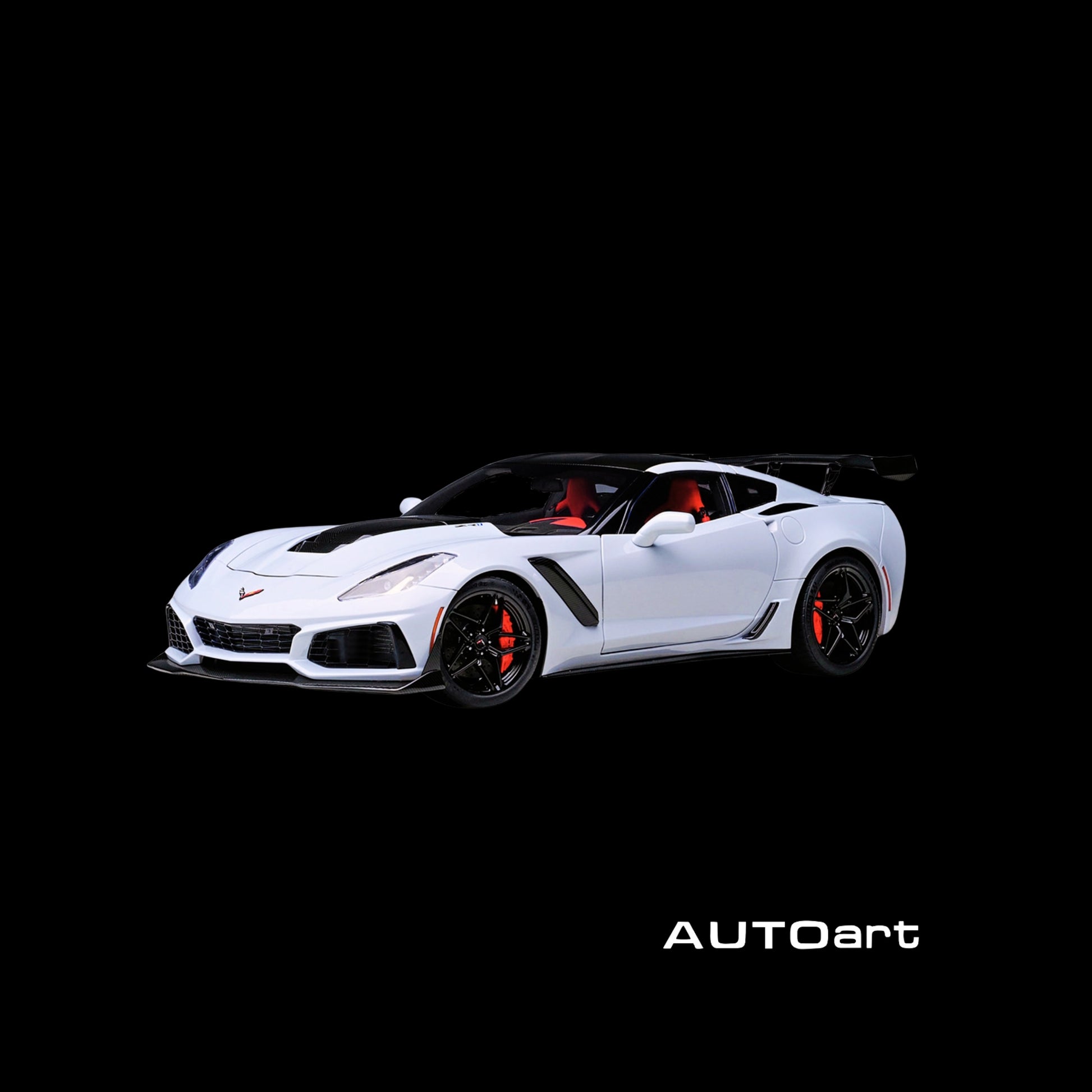 2019 Chevrolet Corvette C7 ZR1 Ceramic Matrix Gray Metallic with Carbon.