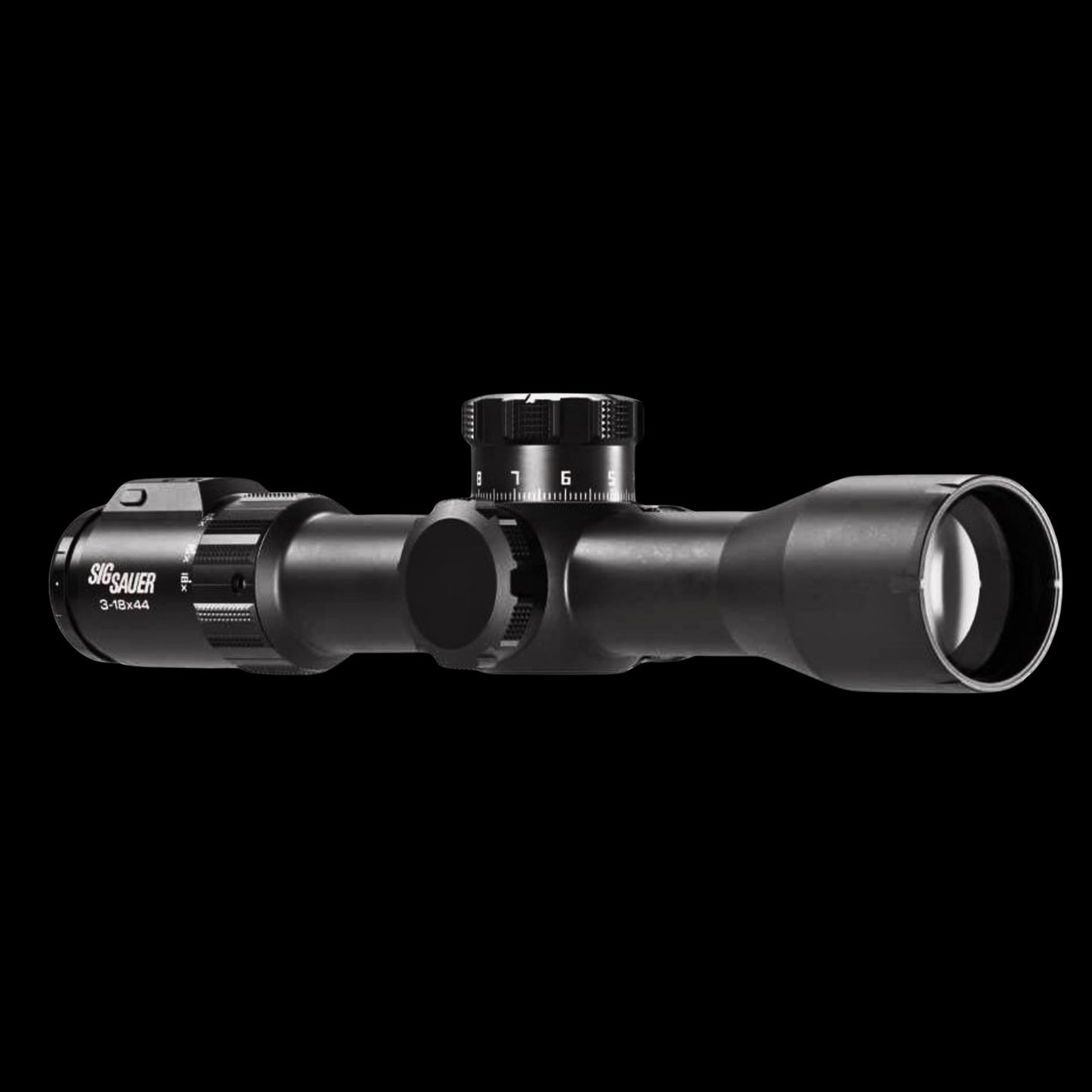 Sig Sauer Bravo6T-BDX Rifle Scope 3-18x44mm 35mm FFP MRAD Milling 2.0 Illum Black