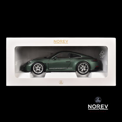 2023 Porsche 911 S/T Malachite Green Metallic 1/18 Diecast Model Car by Norev