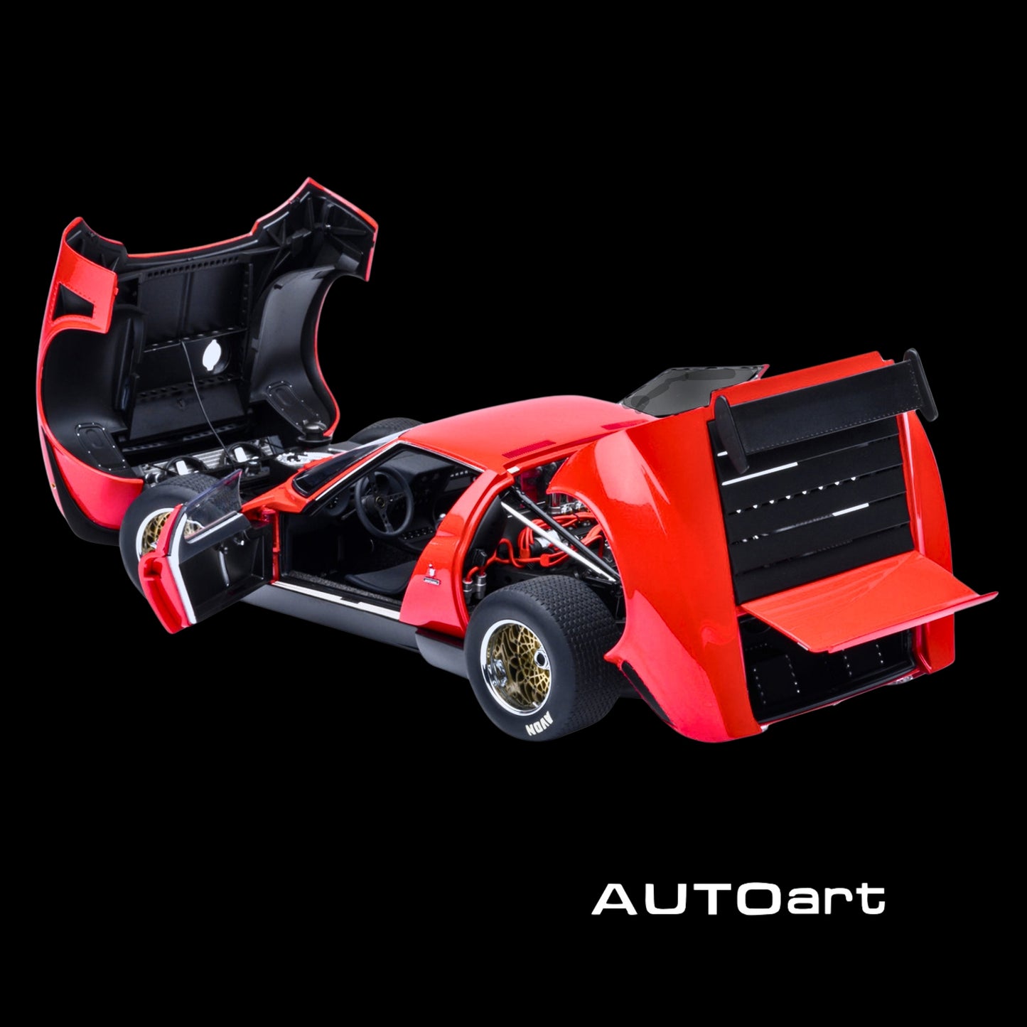 Lamborghini Miura SVR Jota Red 1/18 Model Car by Autoart