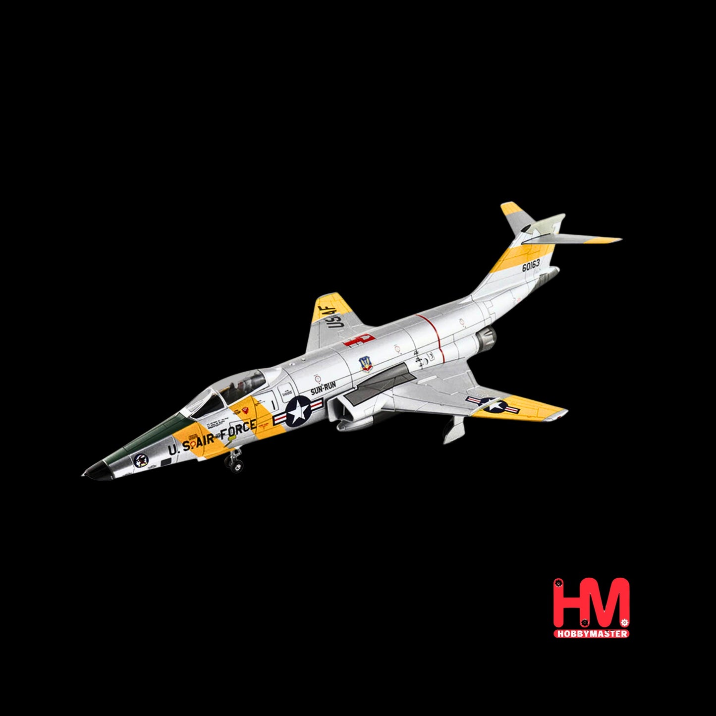 McDonnell RF-101C Voodoo Fighter Aircraft "363rd TRW Operation Sun Run" (1957) United States Air Force "Air Power Series" 1/72 Diecast Model by Hobby Master