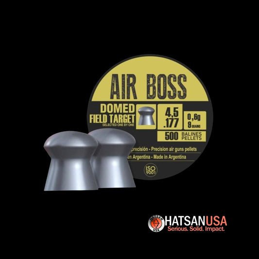 Hatsan Apolo Air Boss Domed Field Target Air Rifle Pellets .177 Cal 9 gr 500/ct