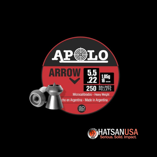 Hatsan Apolo Arrow Air Rifle Pellets 22 Cal 16 gr 250/ct