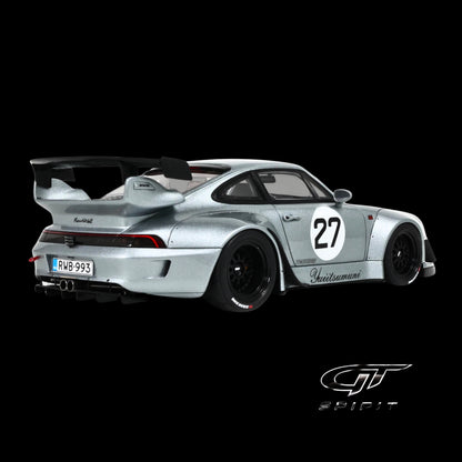 2024 RWB Yuiitsumuni #27 Silver Metallic 1/18 Resin Model Car – GT Spirit (Brand New)