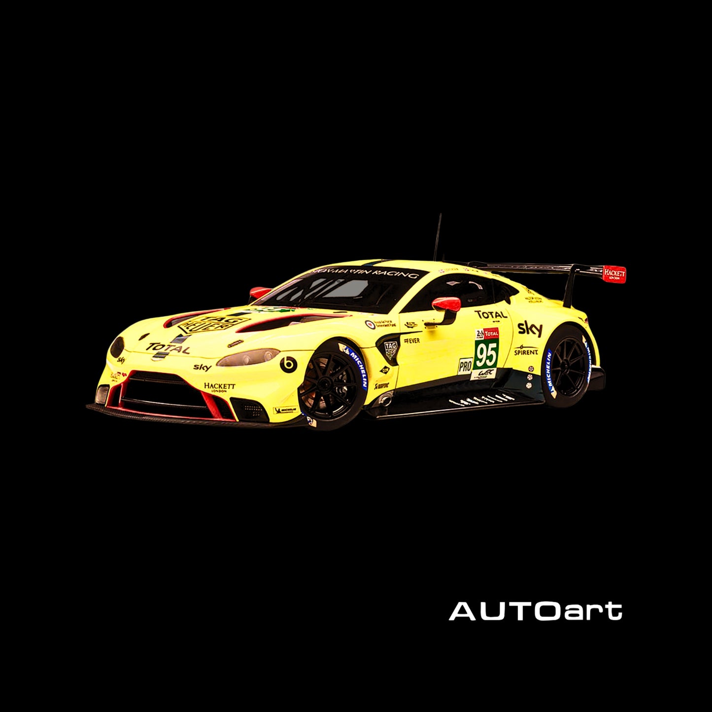 2018 Aston Martin Vantage GTE #95 Sorensen - Thiim - Turner Le Mans PRO  by Autoart