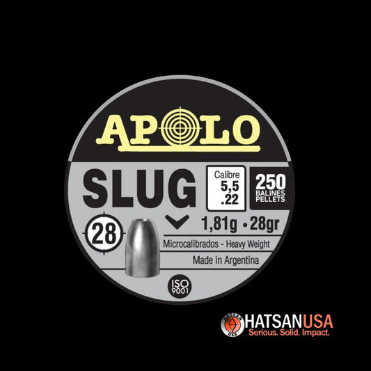 Hatsan Apolo Slug Air Rifle Pellets .22 Cal 28 gr 250/ct