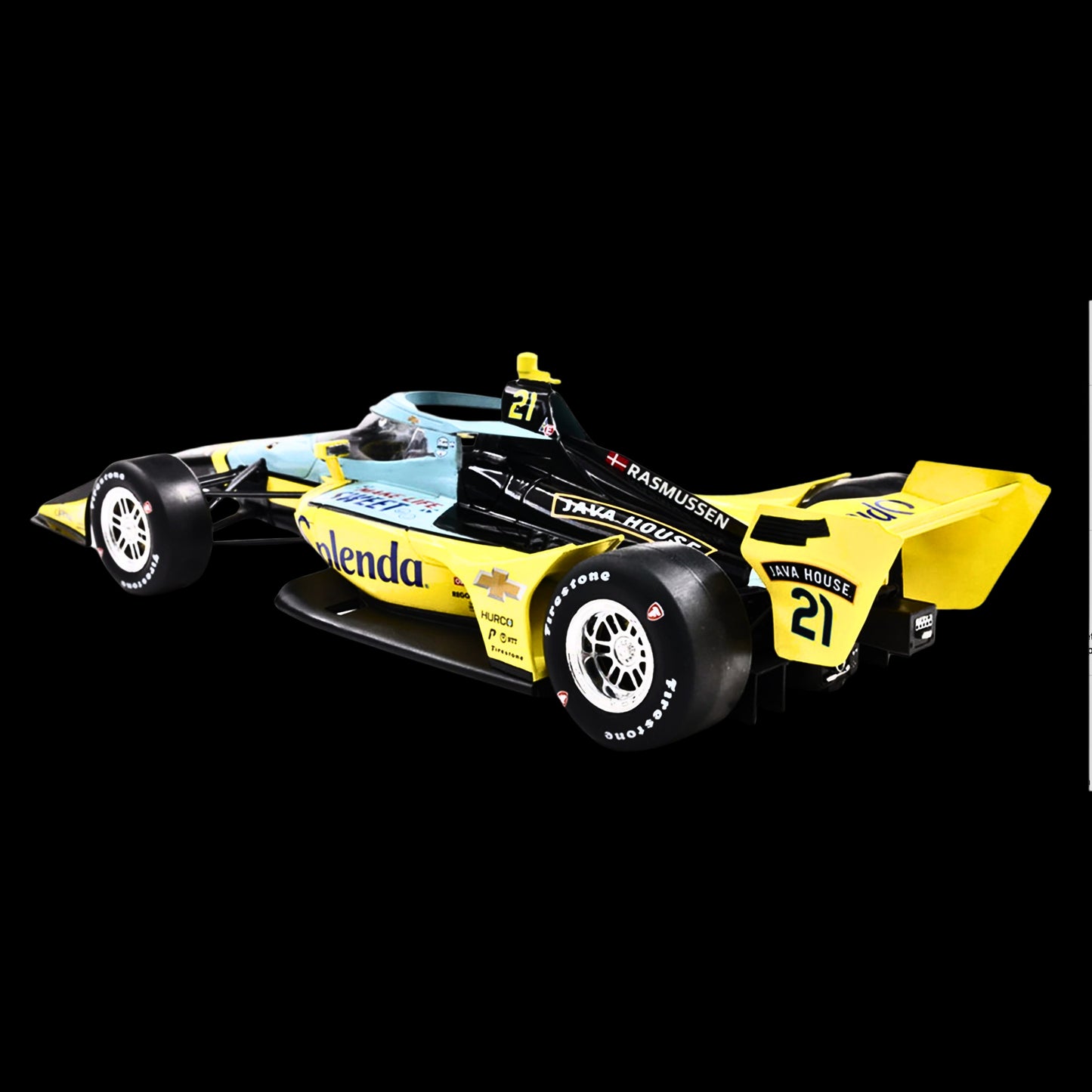Dallara IndyCar #21 Christian Rasmussen "Splenda" Ed Carpenter Racing (Road Course Configuration) "NTT IndyCar Series" (2025)