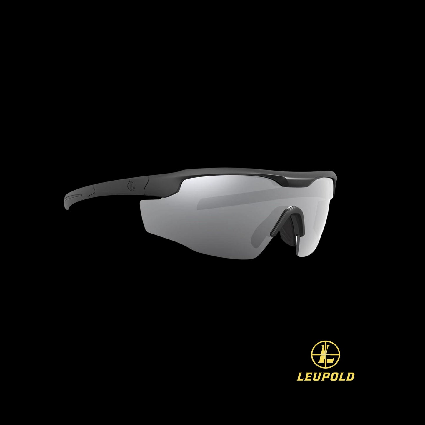 Leupold Sentinel Sunglasses Matte Black Shadow Grey Flash