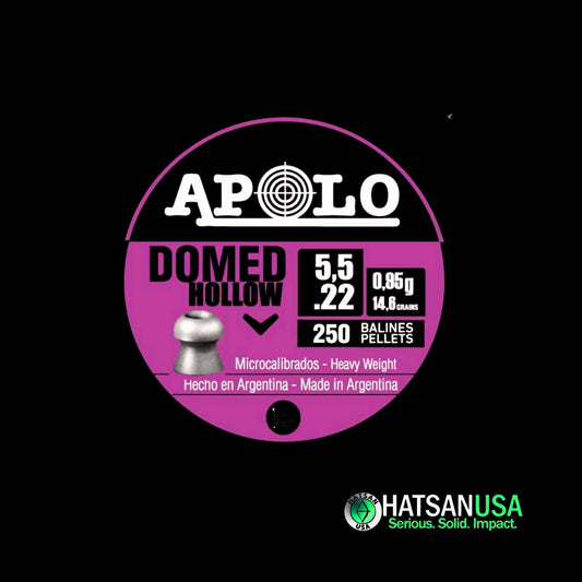 Hatsan Apolo Domed Hollow Air Rifle Pellets 22 Cal 14.6 gr 250/ct