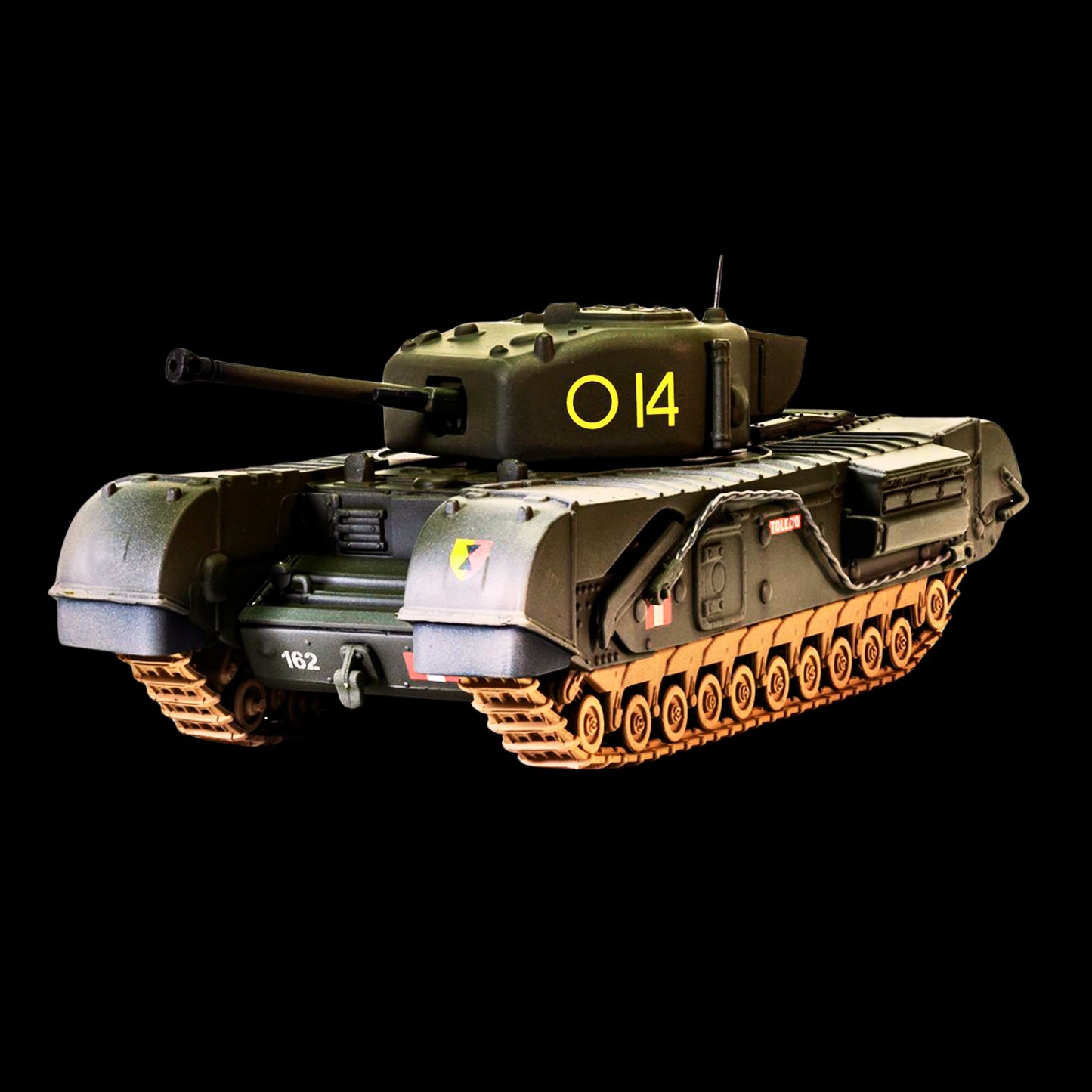 Churchill Mk.IV Tank "'To Catch a Tiger' 'Toledo' C Squadron 14 Troop 21st Army Tank Brigade Tunisia" (1943) British Royal Army "Military Legends" Series 1/50 Diecast Model by Corgi