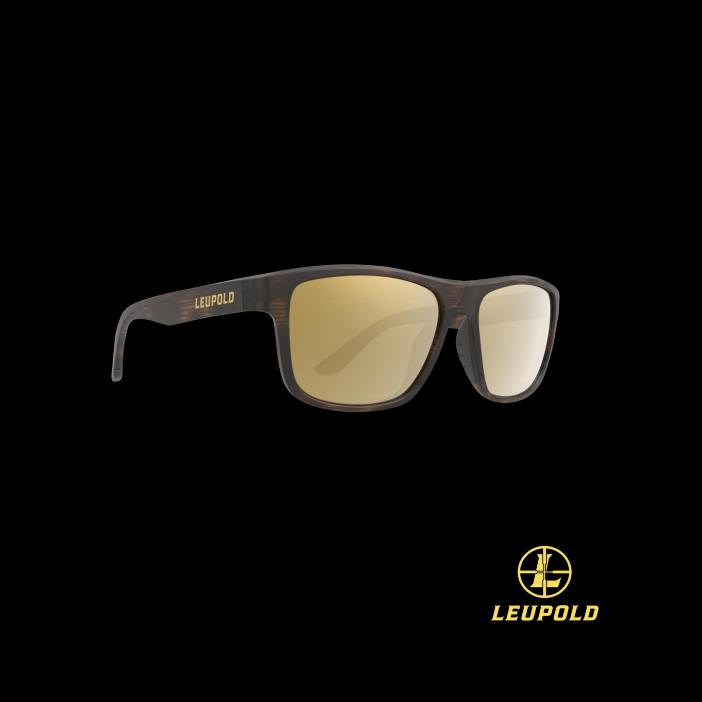 Leupold Katmai Shooting Sunglasses Matte Tortoise with Bronze Mirror