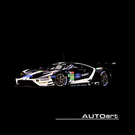 Ford GT #66 Stefan Mucke - Olivier Pla - Billy Johnson 24H of Le Mans (2019) 1/18 Model Car by Autoart