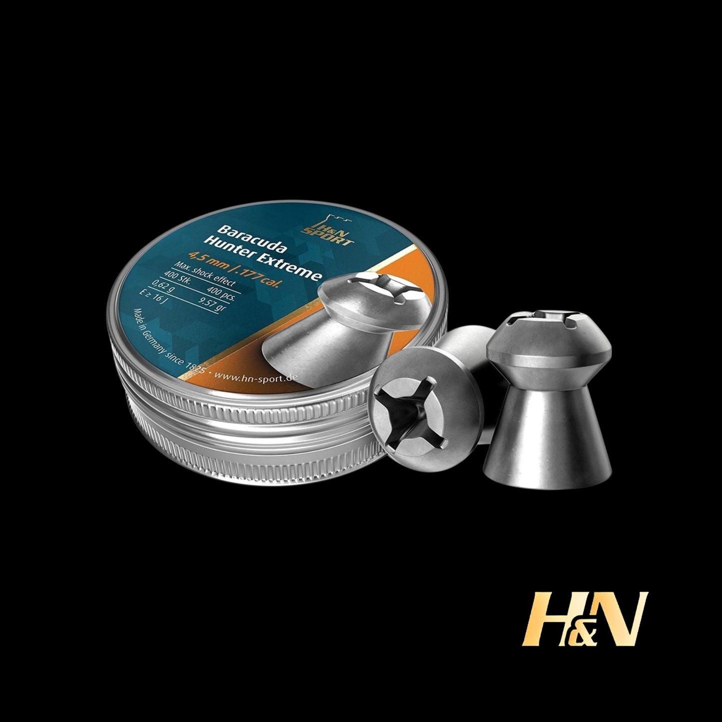H&N Baracuda Hunter Extreme .177 cal. - Blister- per 400