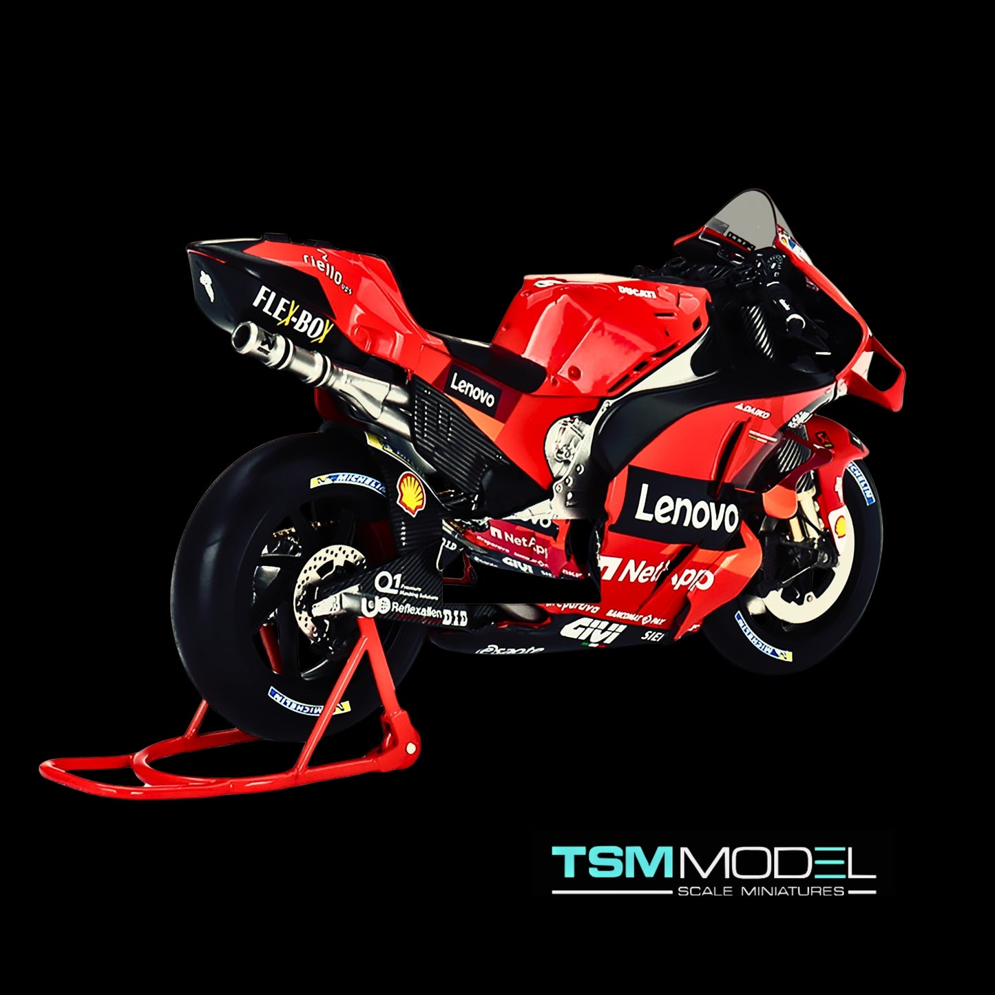 Ducati Desmosedici #63 Bagnaia MotoGP 2022 1:12 Resin Model by True Scale Miniatures