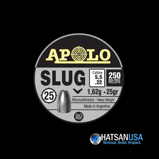 Hatsan Apolo Slug Air Rifle Pellets .22 Cal 25 gr 250/ct