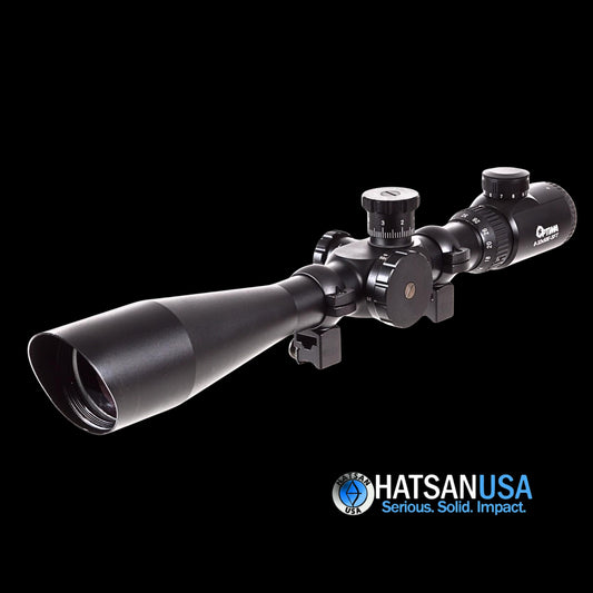 Hatsan Optima Air Rifle Scope - 8-32x50E-SFT 30mm Illum Mill-Dot - Black