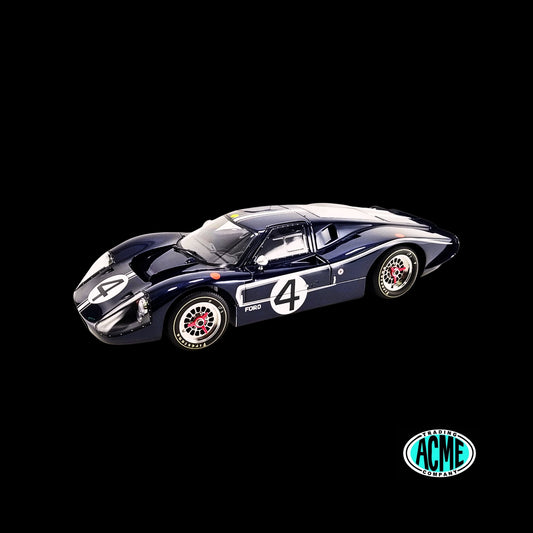 Ford GT40 MKIV #4 Denny Hulme - Lloyd Ruby "Holman & Moody" "24 Hours of Le Mans" (1967) "Masterpiece Collection" by ACME