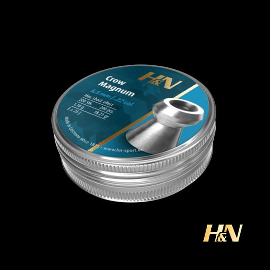 H&N Crow Magnum Pellets .22 Cal 18.21 gr 200/ct