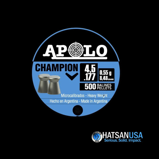 Hatsan Apolo Champion Air Rifle Pellets 177 Cal 8.48 gr 500/ct