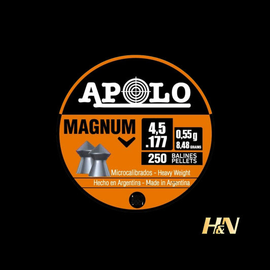 Hatsan Apolo Magnum Air Rifle Pellets 177 Cal 8.48 gr 250/ct