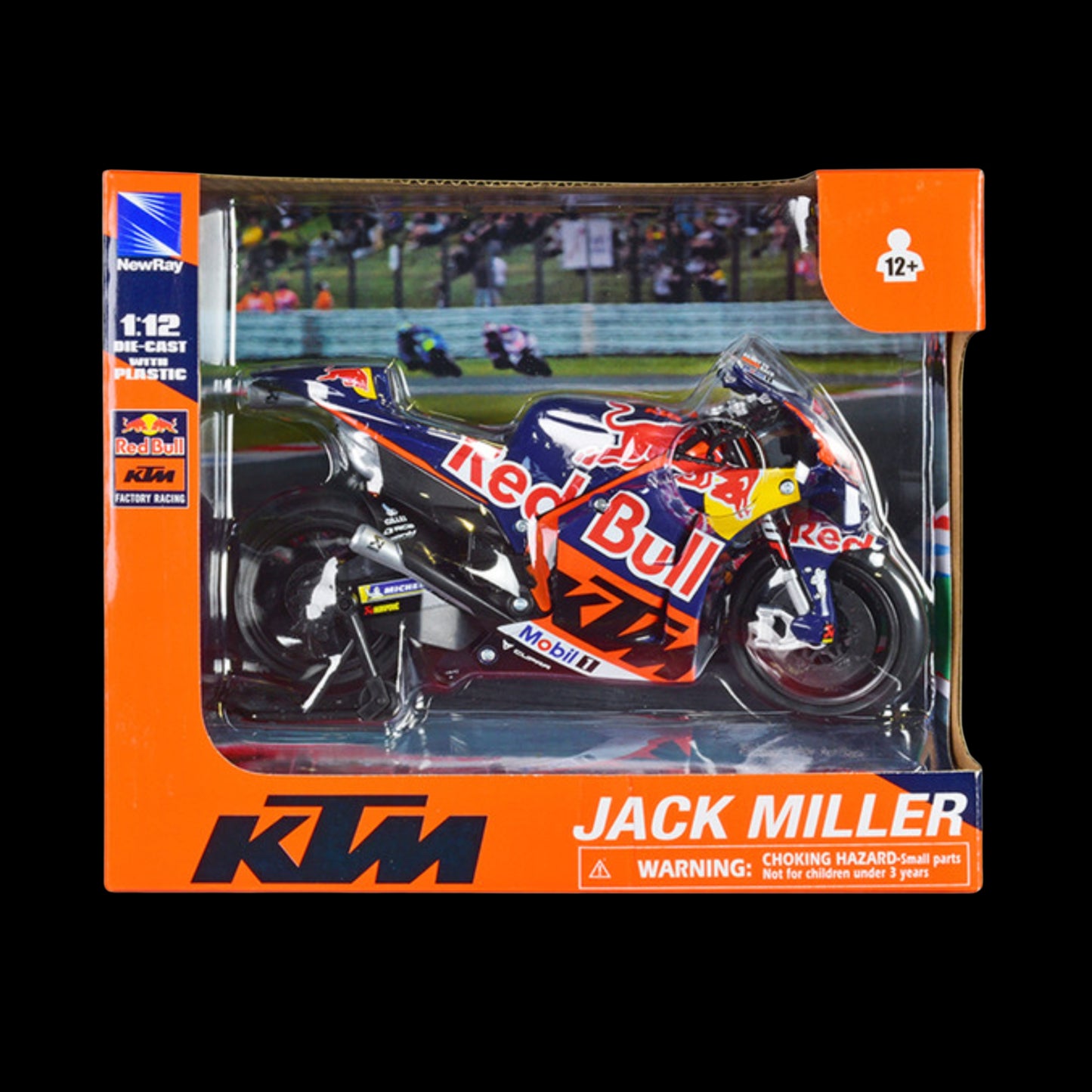 New Ray KTM RC16 MotoGP #43 Jack Miller “Red Bull KTM Factory Racing” 2023 1/12 Diecast Motorcycle Model