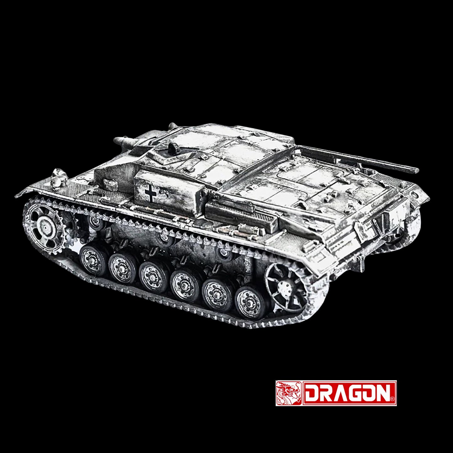 Germany StuG. III Ausf.E Tank Winter Camouflage "StuG.Abt. 202 Russia" (1942) "NEO Dragon Armor" Series 1/72 Plastic Model by Dragon Models