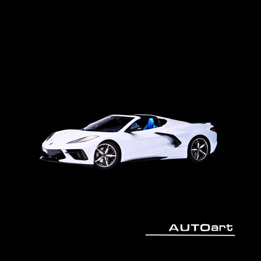 2020 Chevrolet Corvette C8 Stingray Ceramic Matrix Gray Metallic 1/18 Model Car by Autoart