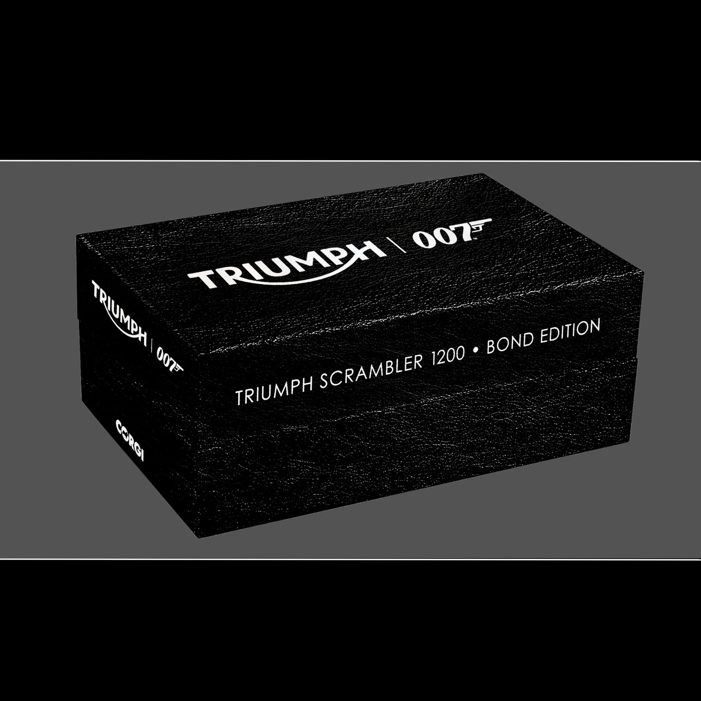 Triumph Scrambler 1200 "Bond Edition" Motorcycle Black 007 James Bond "No Time to Die" (2021) Movie 1/12 Diecast Model by Corgi