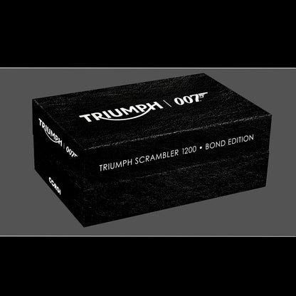 Triumph Scrambler 1200 "Bond Edition" Motorcycle Black 007 James Bond "No Time to Die" (2021) Movie 1/12 Diecast Model by Corgi
