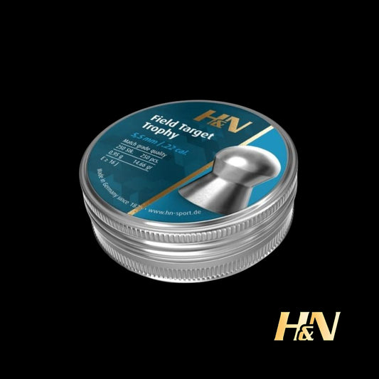 Hatsan H&N Field Target Trophy Ammo .22 Cal 5.53mm 250/ct Tin